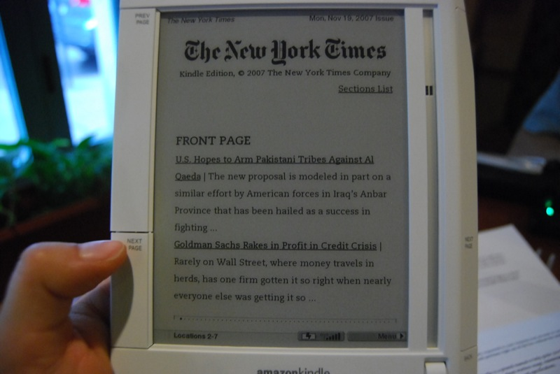 Illustration for article titled Amazon Kindle Hands-On and Questions Answered (Gallery)